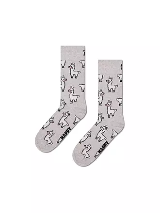 HAPPY SOCKS | Herren Socken LLAMA 41-46 grey | 